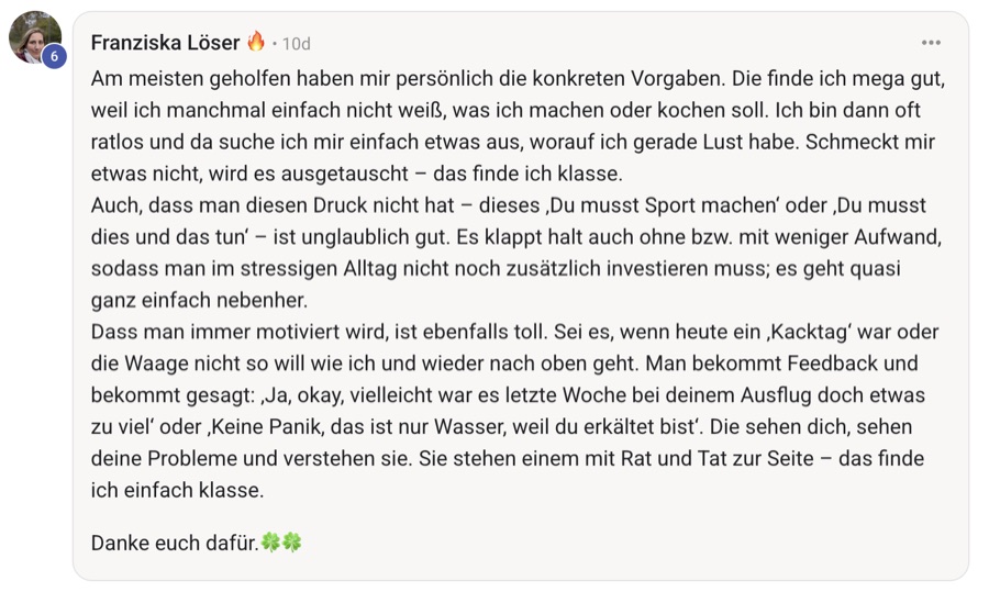 Erfolgsnachricht