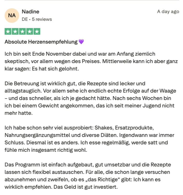 Trustpilot Bewertung