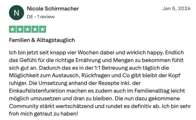 Trustpilot Bewertung