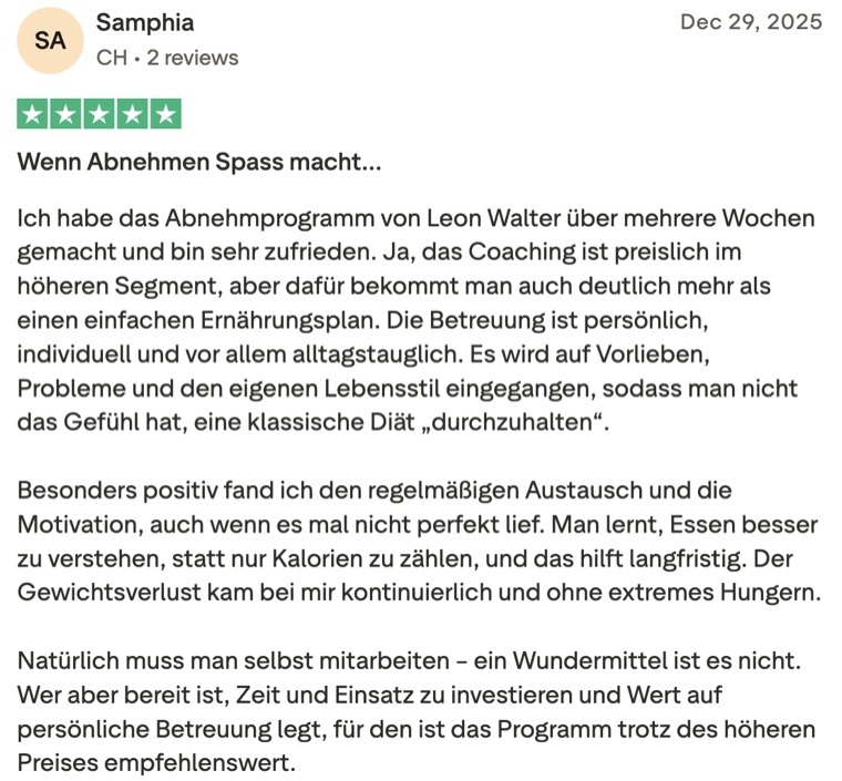 Trustpilot Bewertung