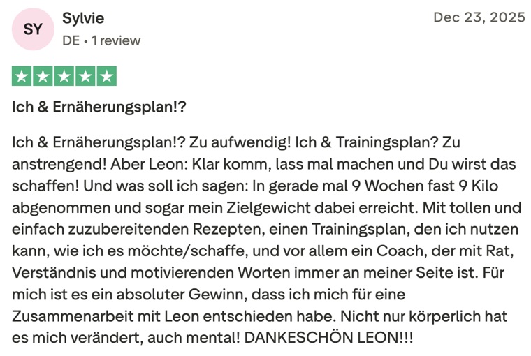 Trustpilot Bewertung