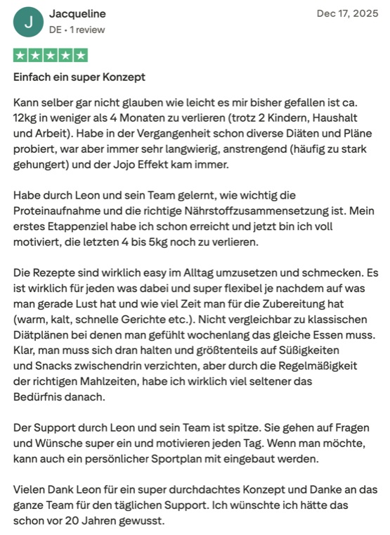 Trustpilot Bewertung