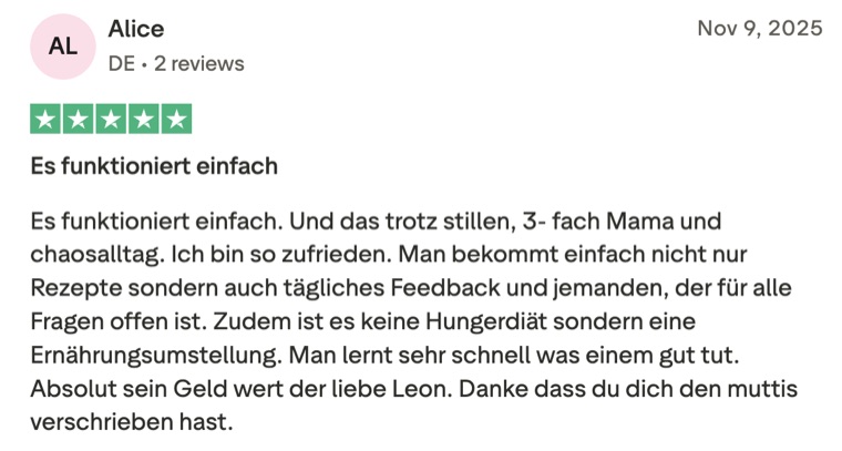 Trustpilot Bewertung